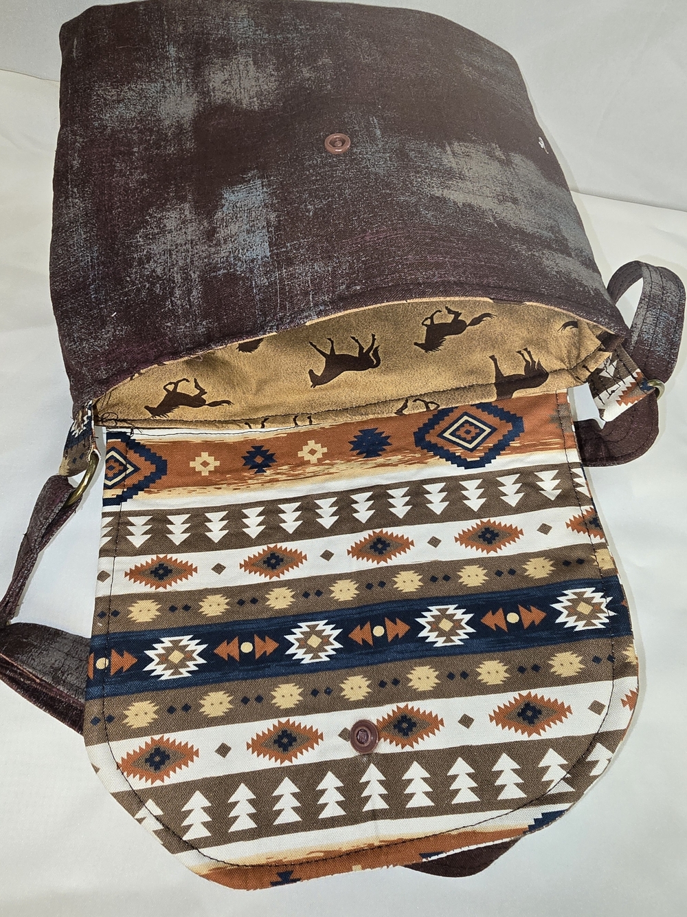 Mommy And Me Matching Sets Of Southwestern Print Crossbody - Picture 9 of 10